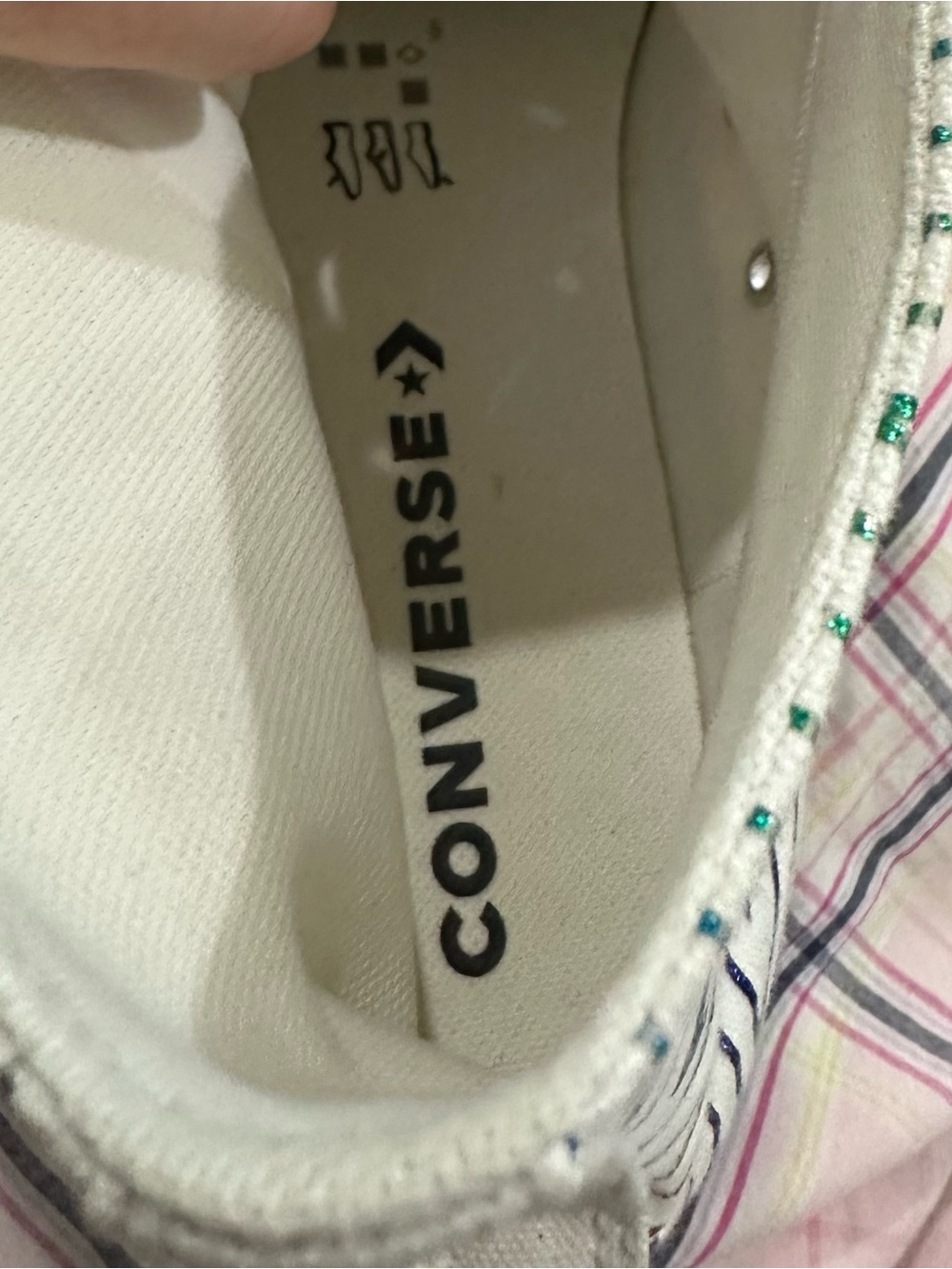 Converse Chuck Taylor All Star Exploding Star High Top 565396F Sz 11 Worn 1x - Picture 8 of 9